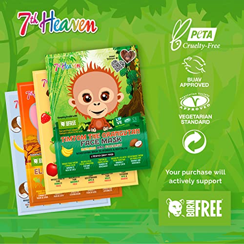 Kids' Jungle Animals Sheet Mask Pack