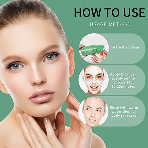 Green Tea Stick Mask - Removes Blackheads, Moisturizes Skin