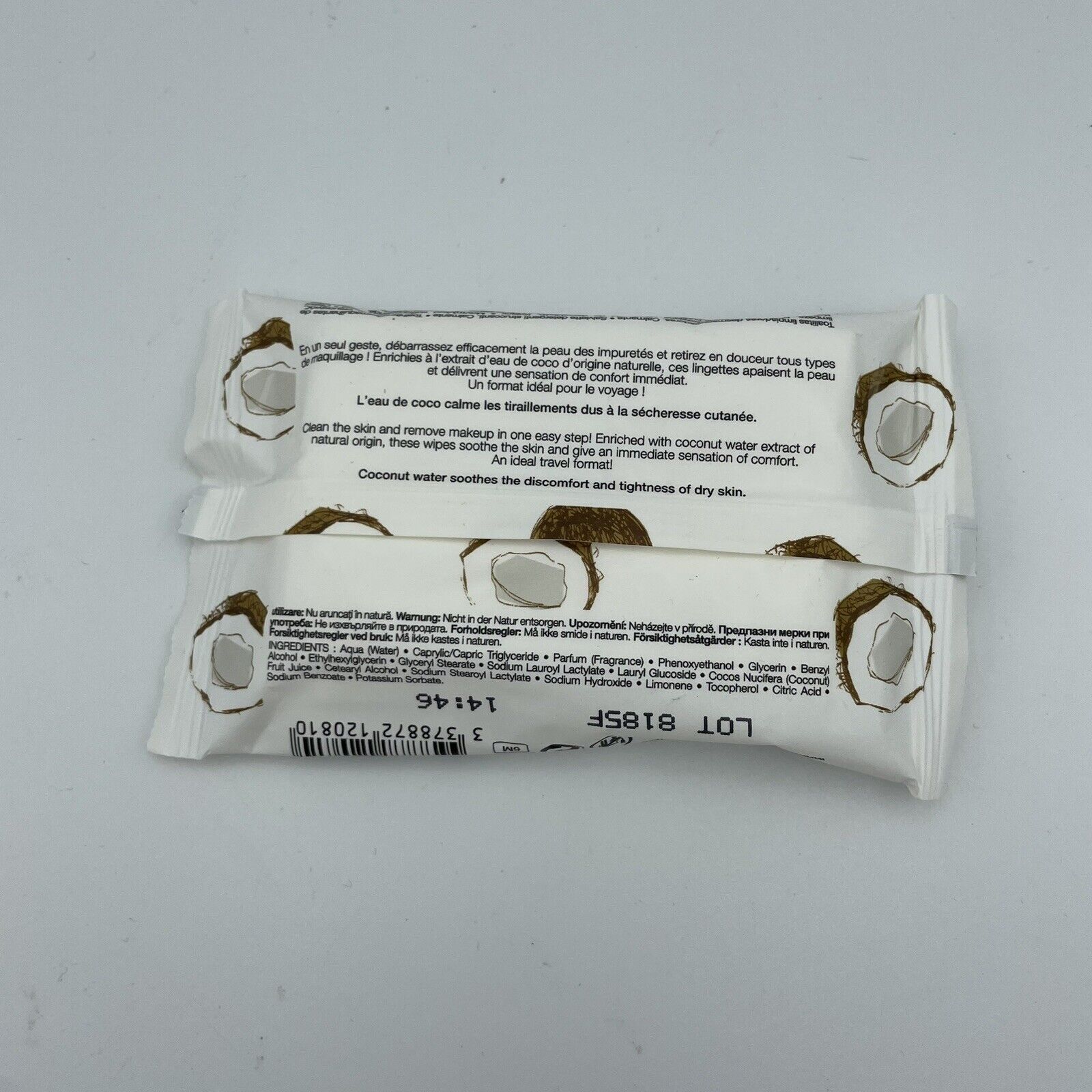 Sephora Clay Mask Coconut Cleansing Wipes