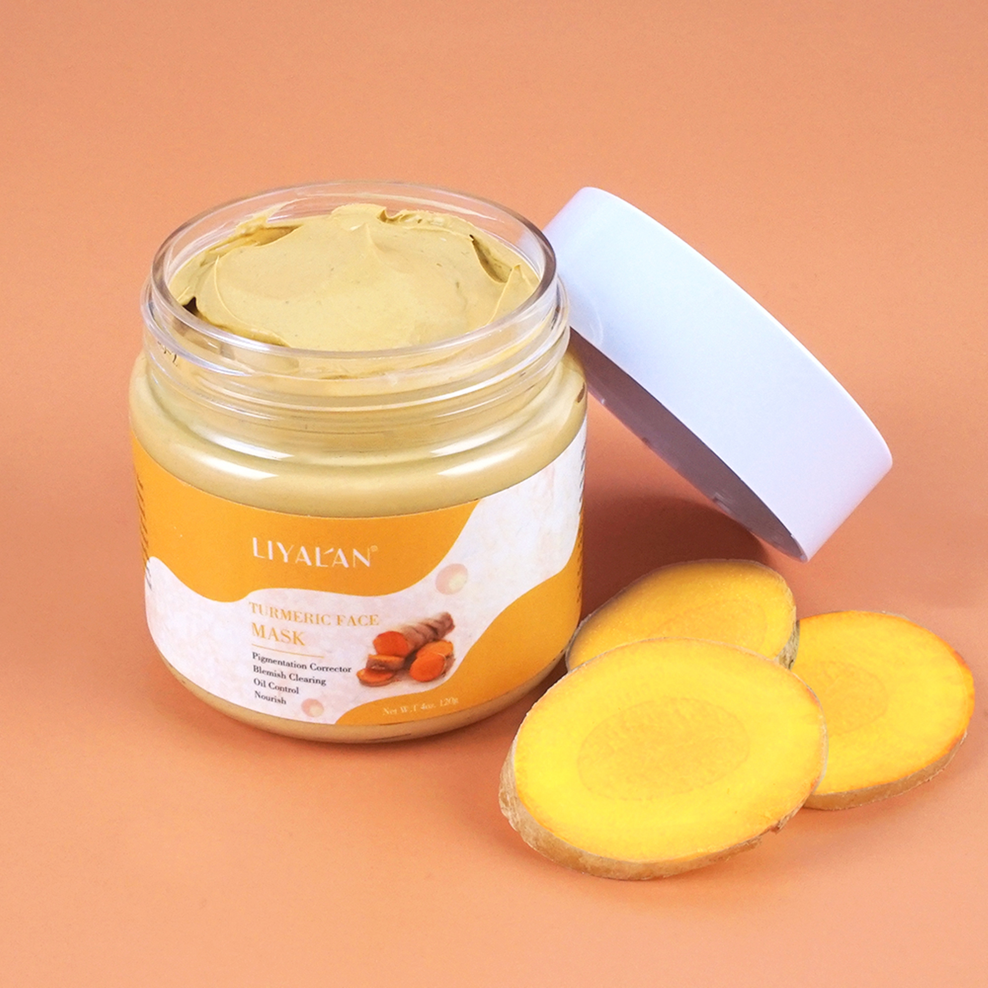 LIYAL'AN Turmeric Clay Mask for Sensitive Skin