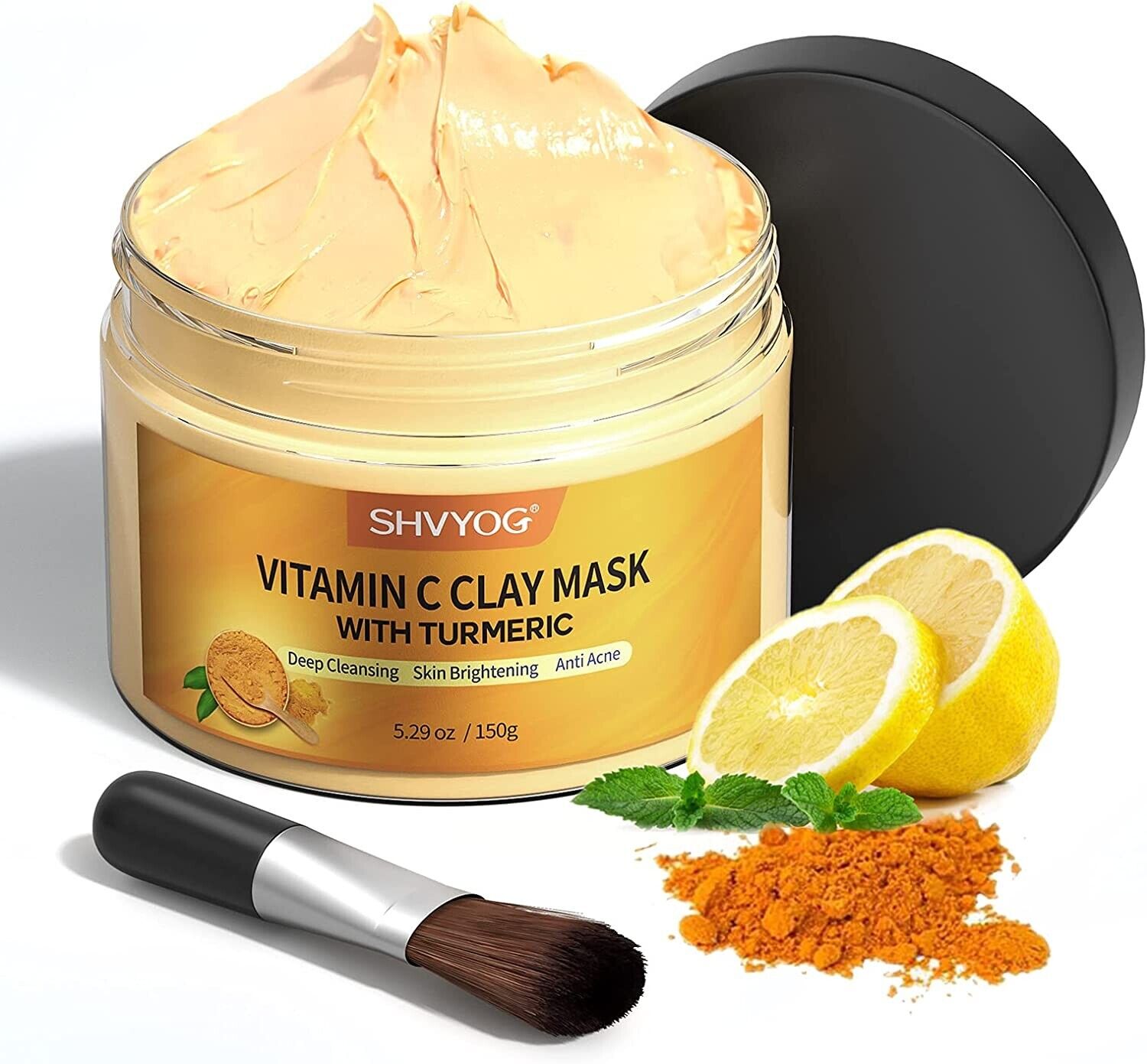 Turmeric & Vitamin C Brightening Clay Mask Kit