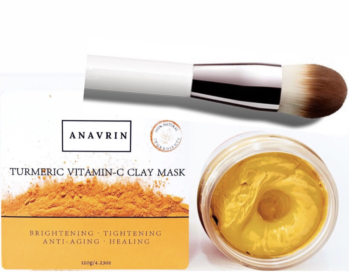 Turmeric Vitamin C Clay Mask for Dark Spots
