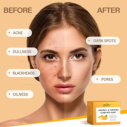 Turmeric Vitamin C Clay Mask for Clear Skin