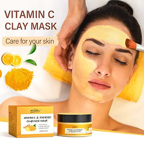 Turmeric Vitamin C Clay Mask for Clear Skin