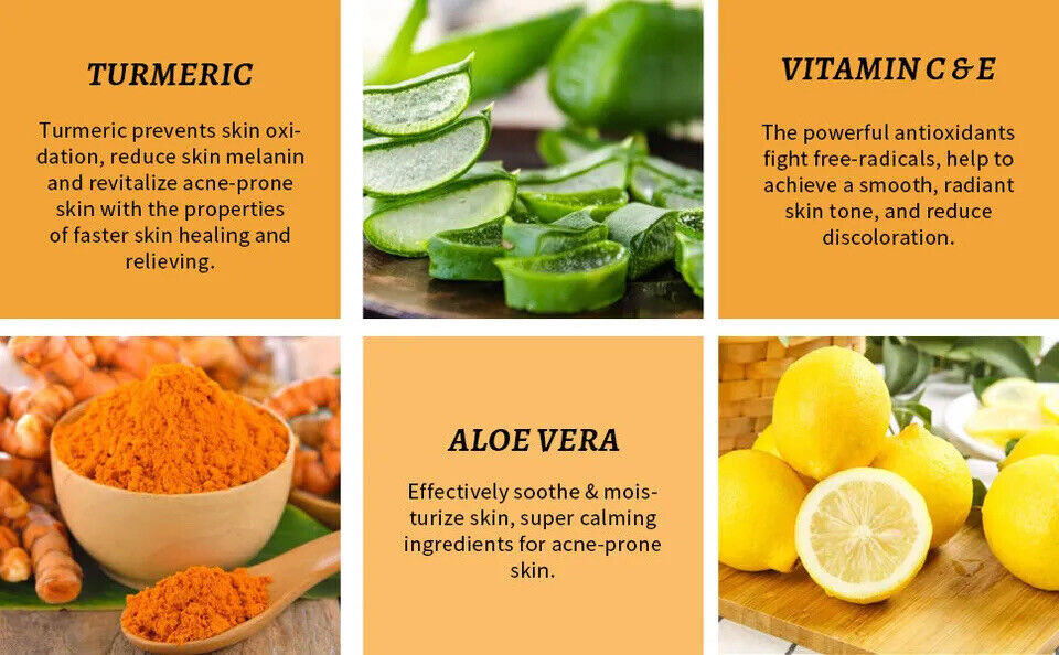 Turmeric Vitamin C Clay Mask for Dark Spots