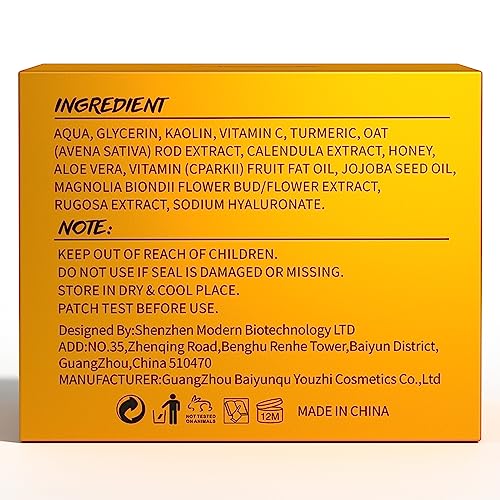 Turmeric Vitamin C Clay Mask for Clear Skin