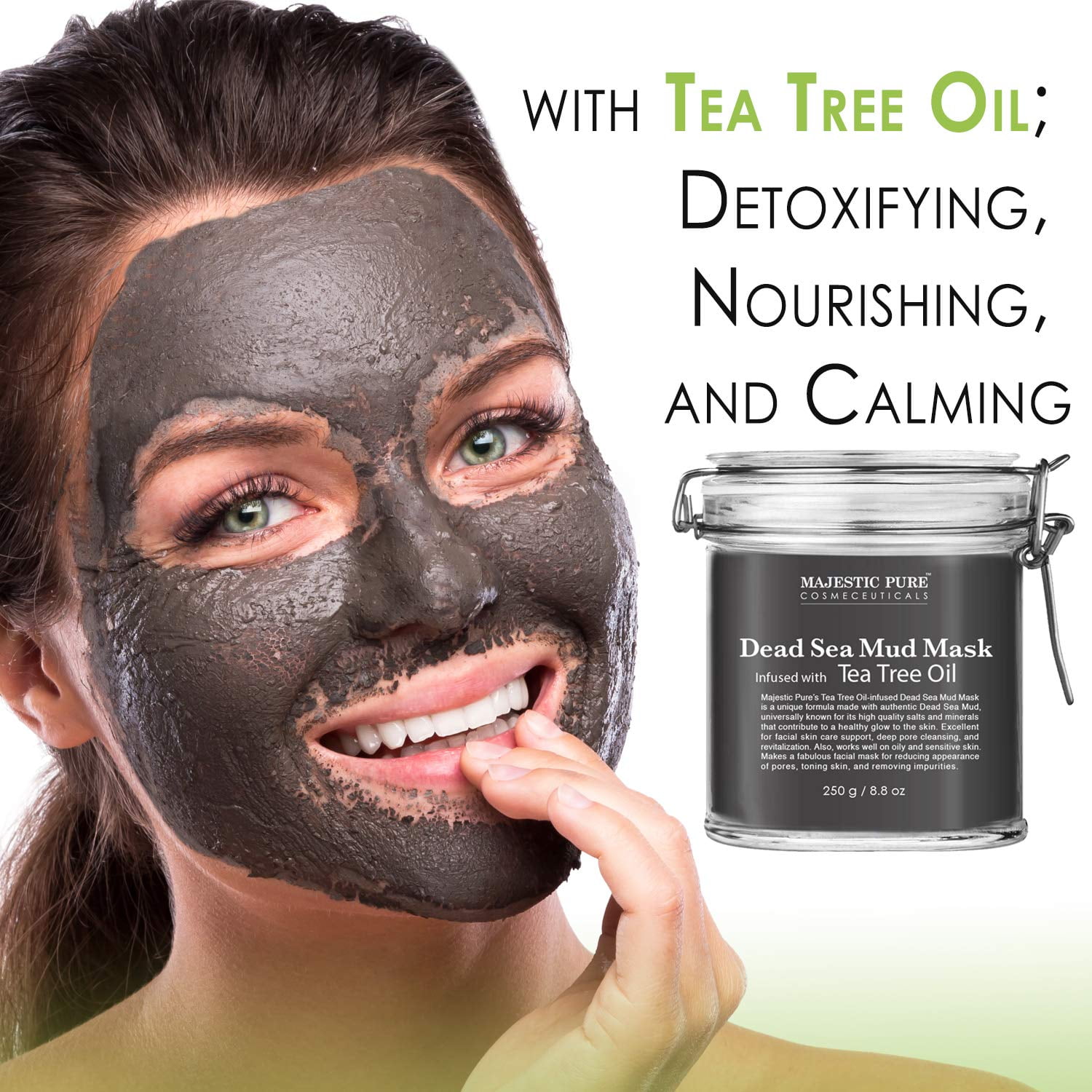 Dead Sea Mud Mask with Tea Tree Oil