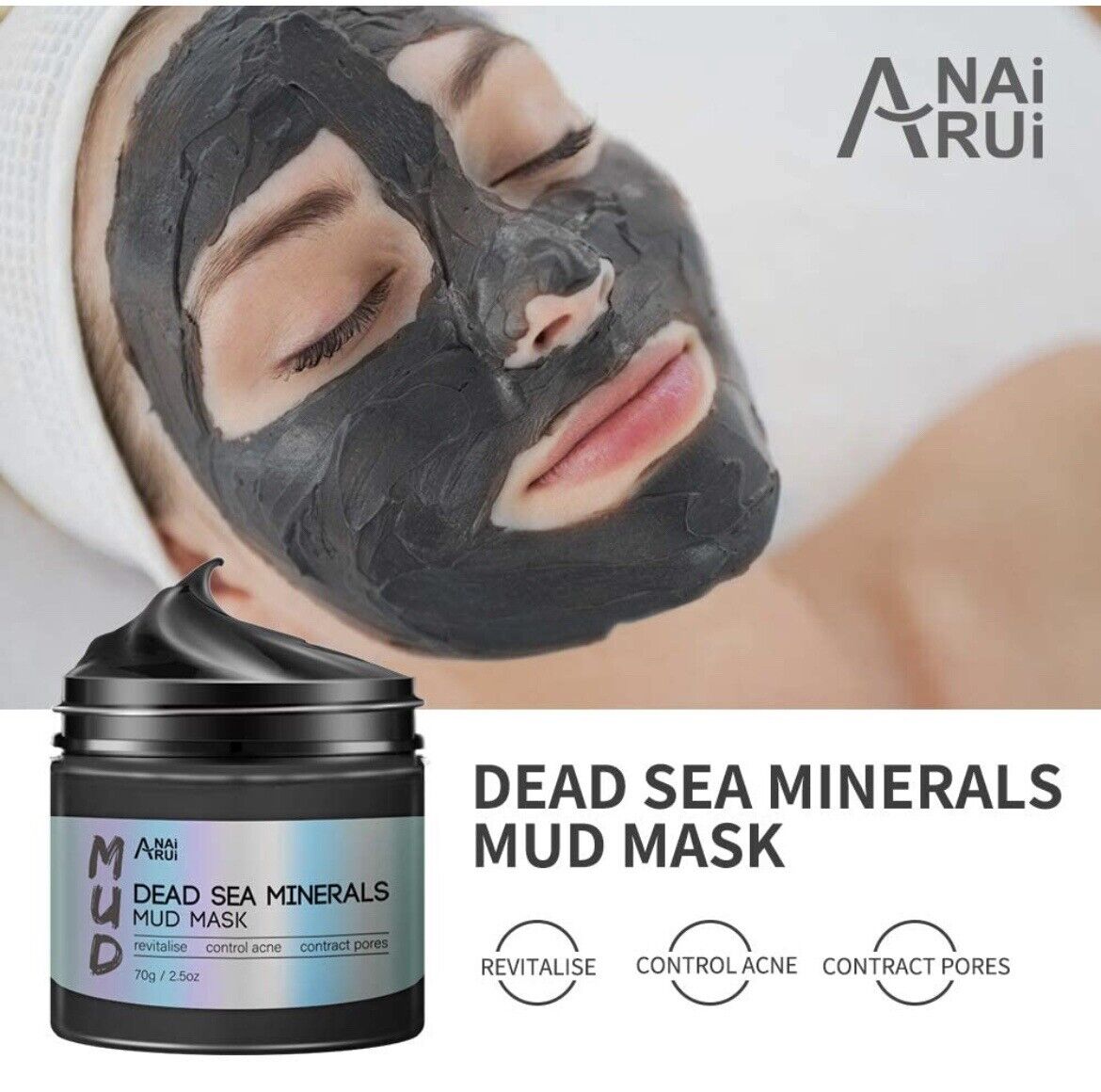 Turmeric Green Tea Mud Mask with Dead Sea Minerals