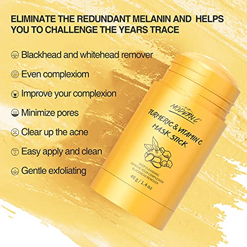 Organic Turmeric Clay Stick Mask with Vitamin C