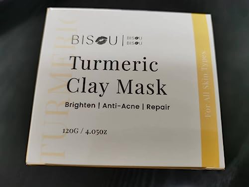 Organic Turmeric Clay Mask for Anti-Aging & Brightening