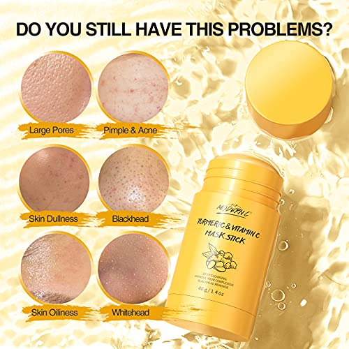 Organic Turmeric Clay Stick Mask with Vitamin C