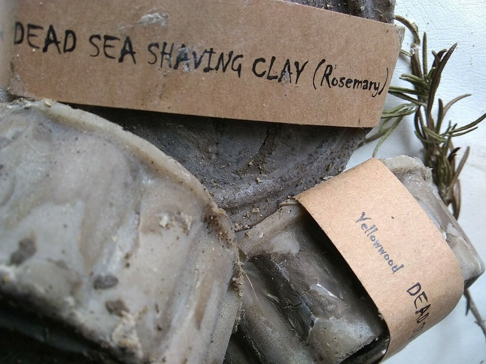 Dead Sea Shaving Clay (with Rosemary) Soap