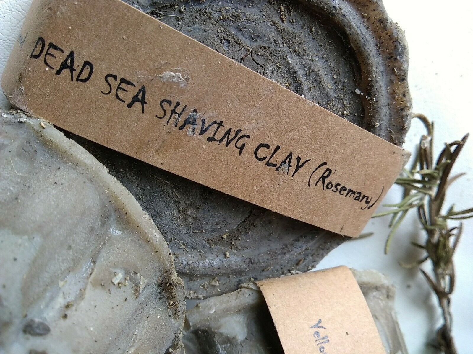 Dead Sea Shaving Clay (with Rosemary) Soap