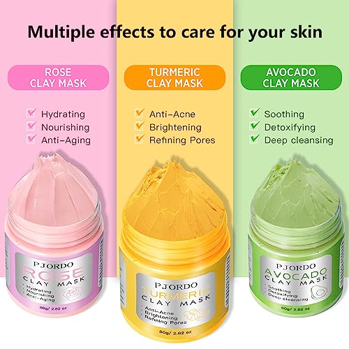 Mud Mask Set for Deep Cleansing and Skincare
