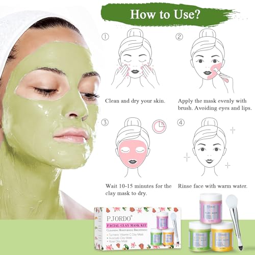 Mud Mask Set for Deep Cleansing and Skincare