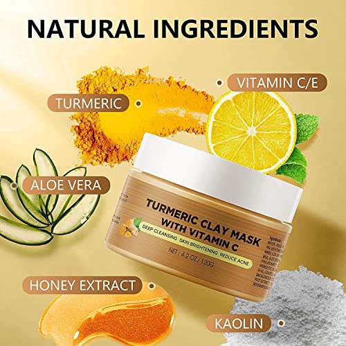 Turmeric Vitamin C Clay Facial Mask
