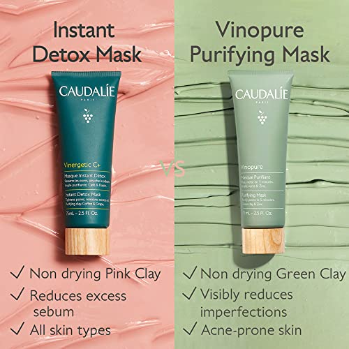 Caudalie Instant Detox Clay Mask - Pore Tightening