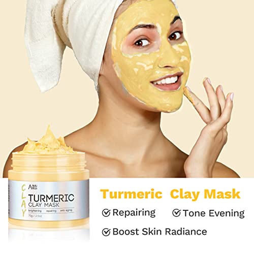 Turmeric Green Tea Mud Mask Set - 210g