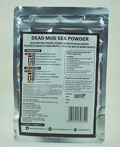 Dead Sea Mud Mask Powder for All Skin Types