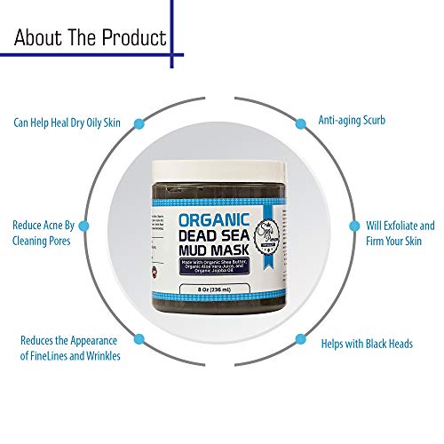 Premium Organic Dead Sea Mud Mask with Brush