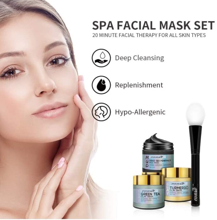Detox Mud Mask Trio Set - 2.5 oz each