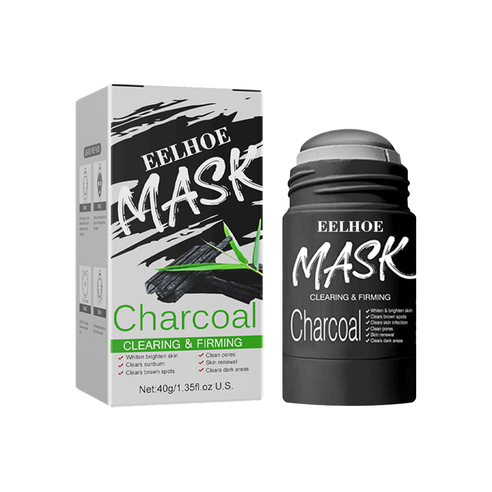 Bamboo Charcoal Hydrating Mud Mask Stick