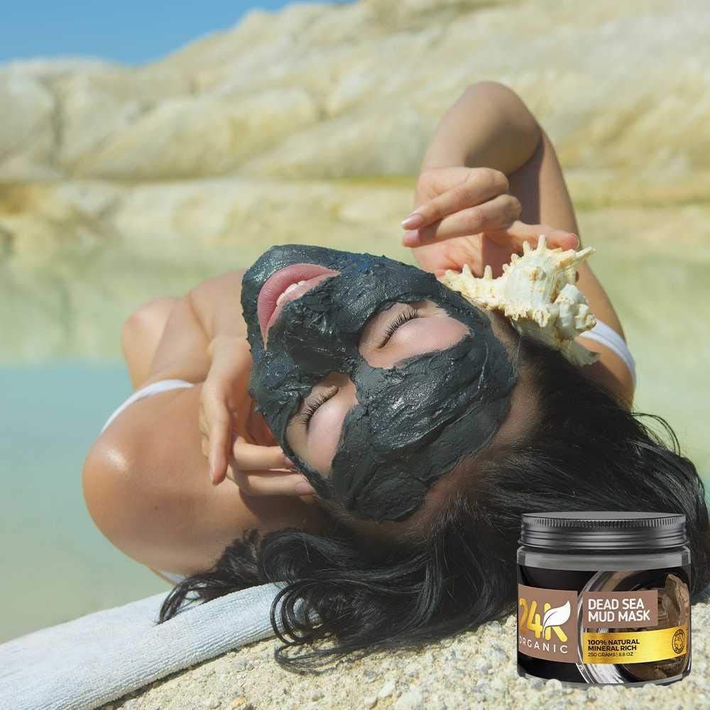 Organic 24K Dead Sea Mud Mask for all skin