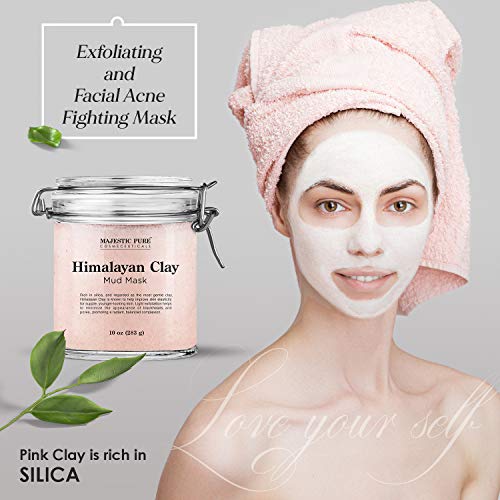 MAJESTIC PURE Himalayan Clay Mud Mask - 10 oz