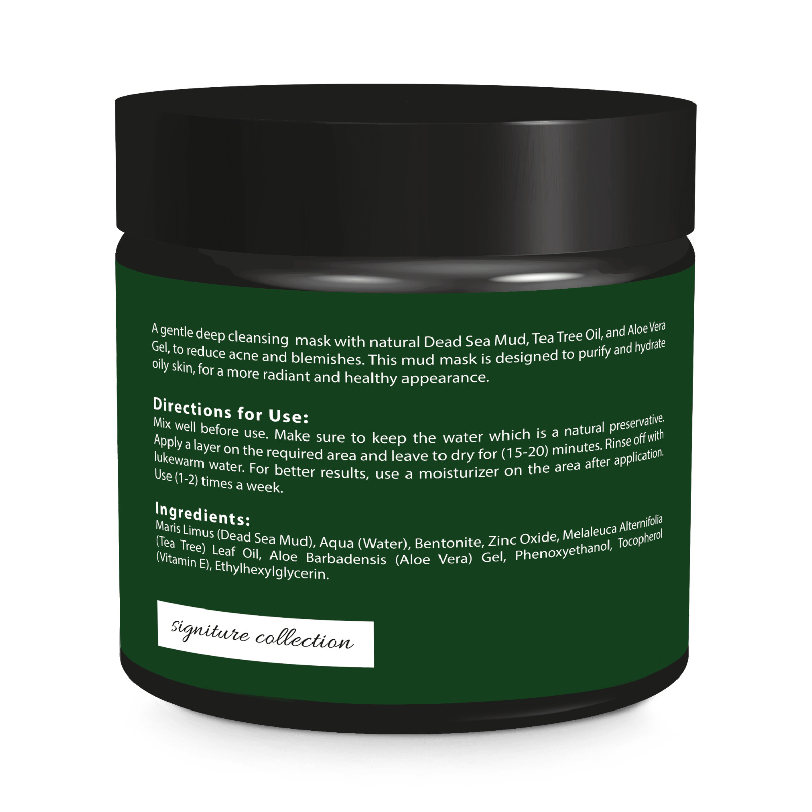 Tea Tree Aloe Vera Mud Mask Purifier