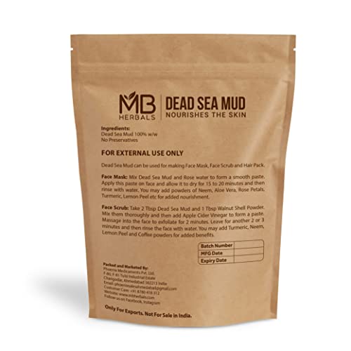 MB Herbals Dead Sea Mud Mask - 227g