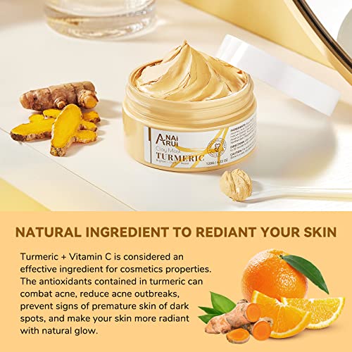 Turmeric Clay Face Mask with Vitamin C