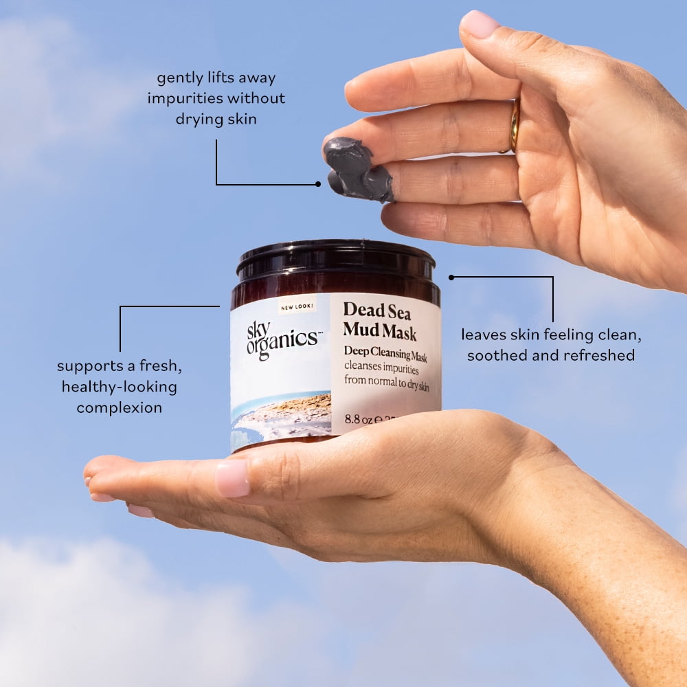 Purifying Dead Sea Mud Mask, 8 Oz