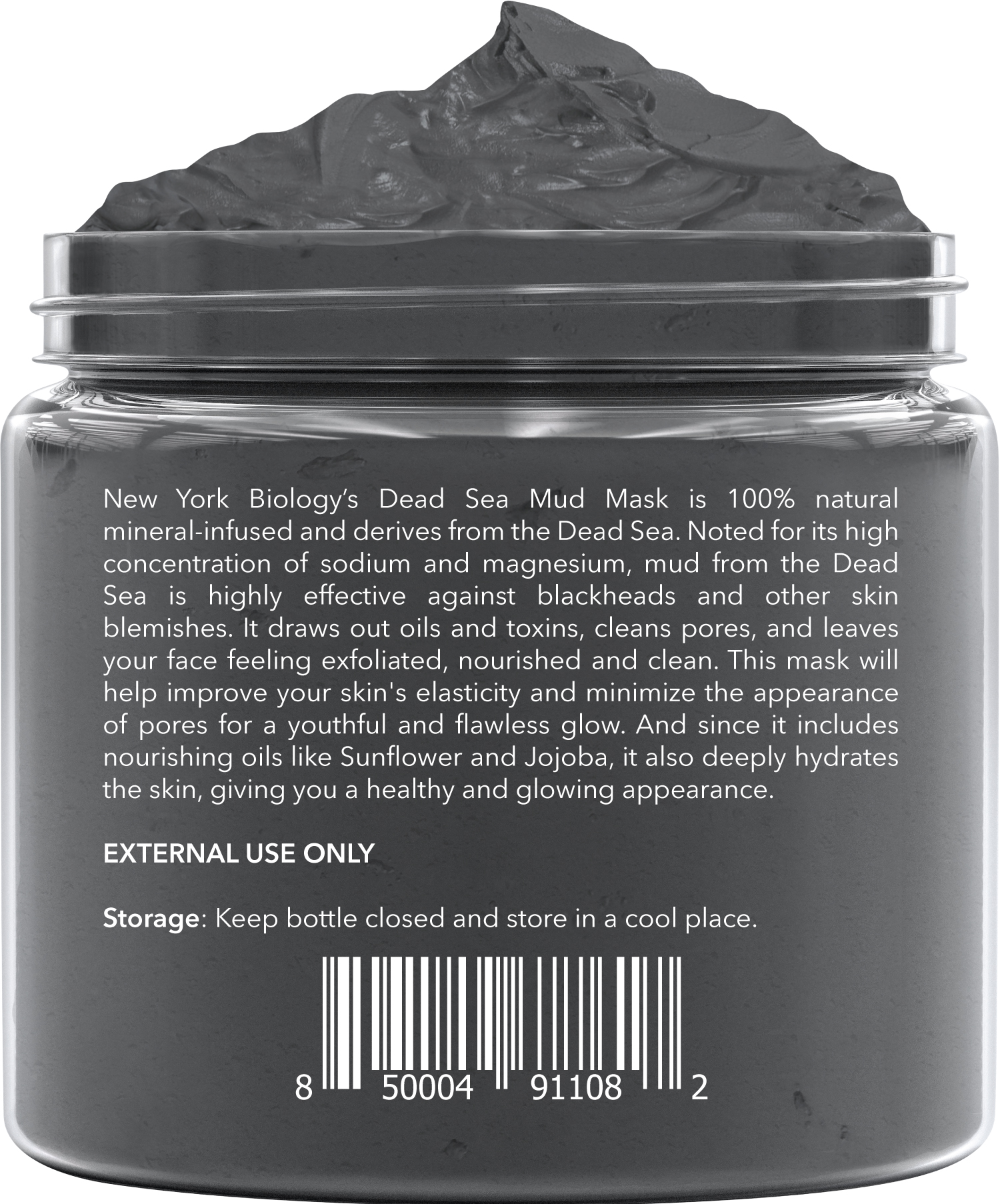 Eucalyptus Mud Mask for Acne & Oily Skin - 8.8 oz