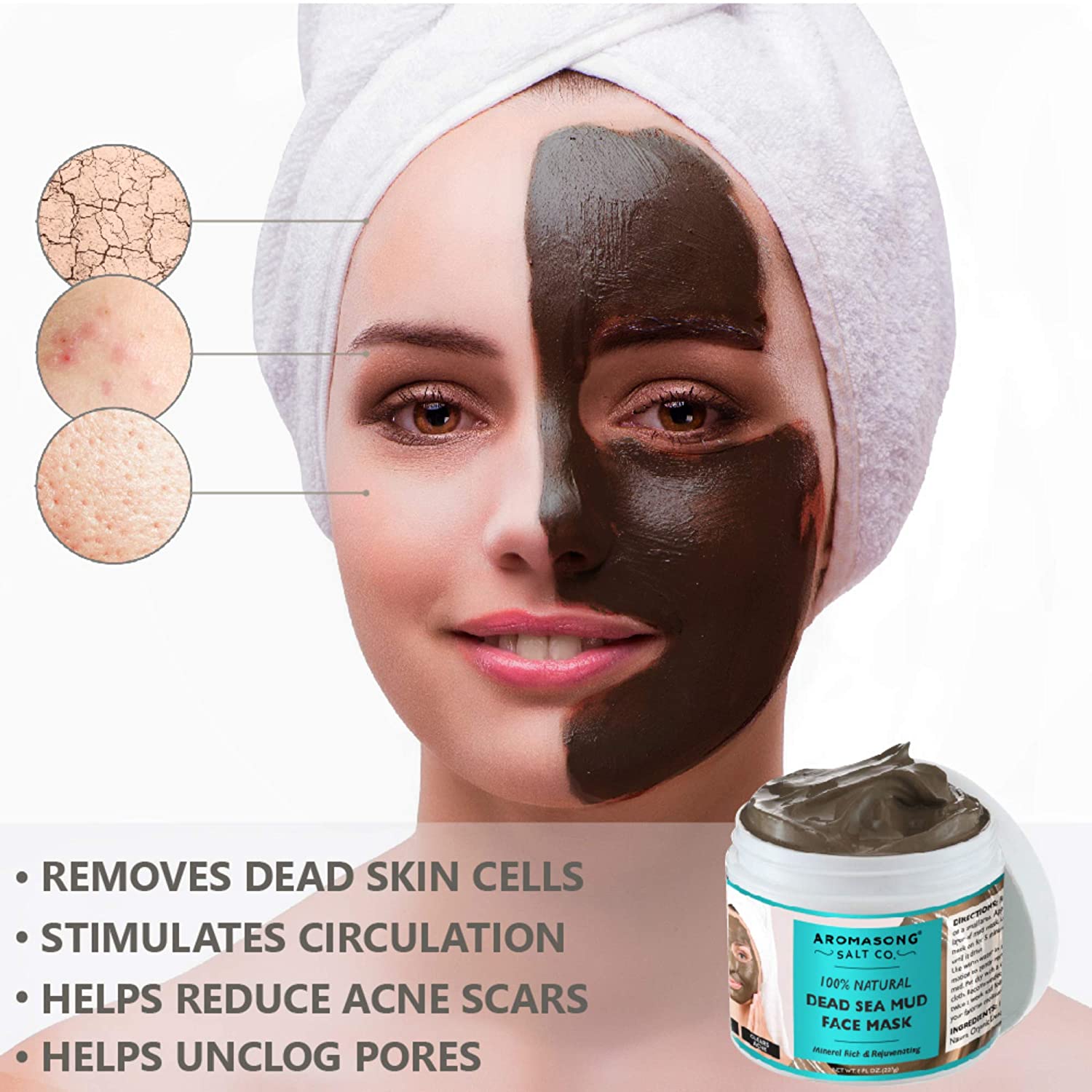 100% Pure Dead Sea Mud Anti-Aging Mask