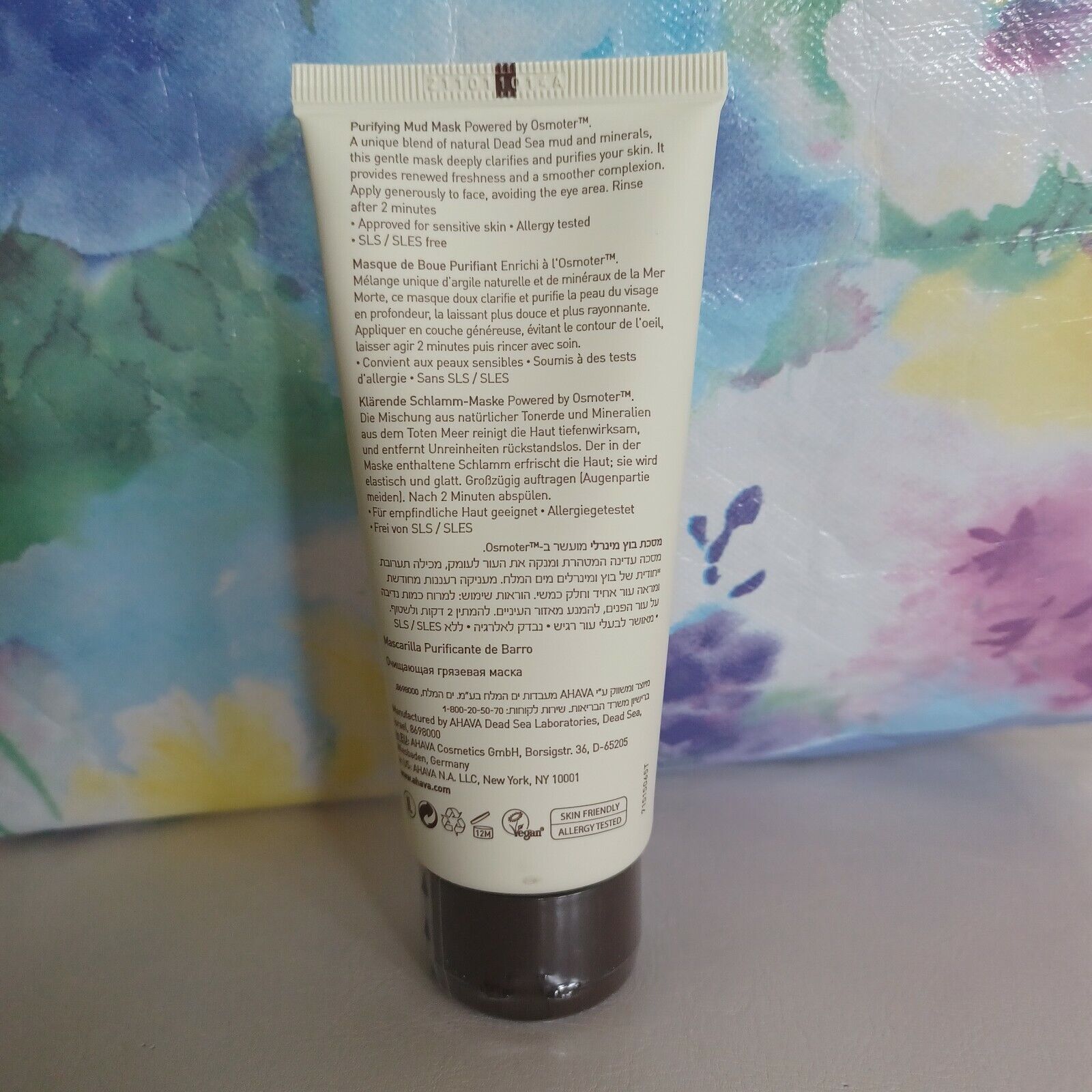 Ahava Purifying Mud Mask, 3.4oz/100ml