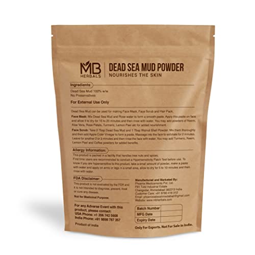 Dead Sea Mud Mask 1lb | Nourishing and Exfoliating
