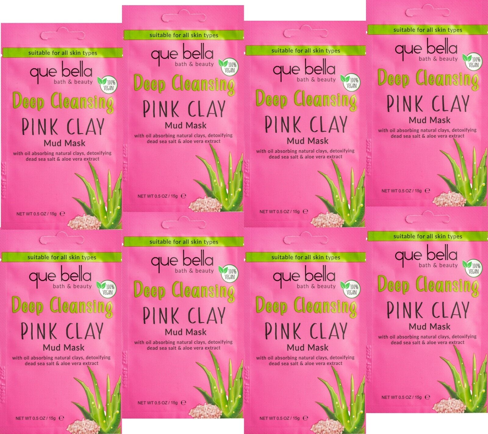 Pink Super Hydrating Mud Mask Set (5 pack)