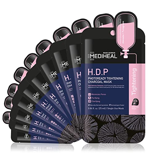 Mediheal Photoready Tightening Charcoal Mask - 10 Pack