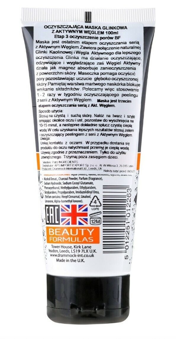 Charcoal Clay Mask for Purifying Skin