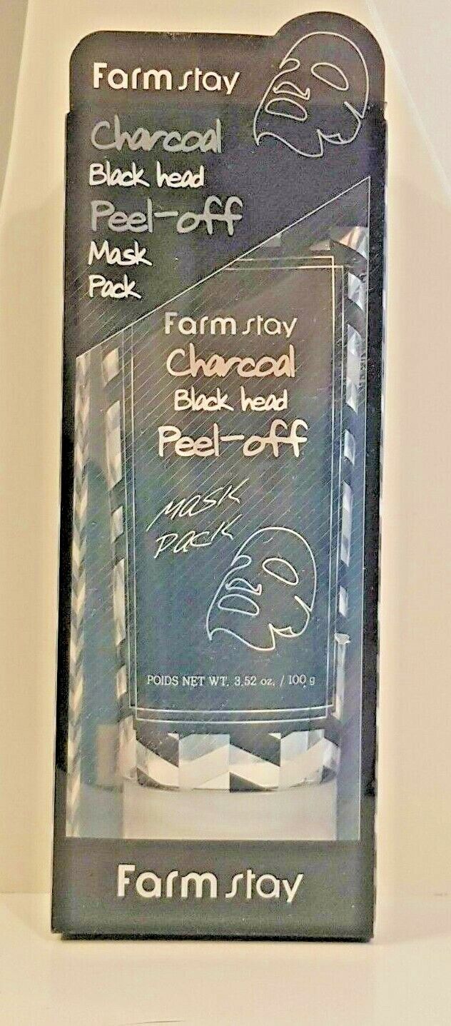 FarmStay Charcoal Black Head Peel-Off Mask Pack 100 ml