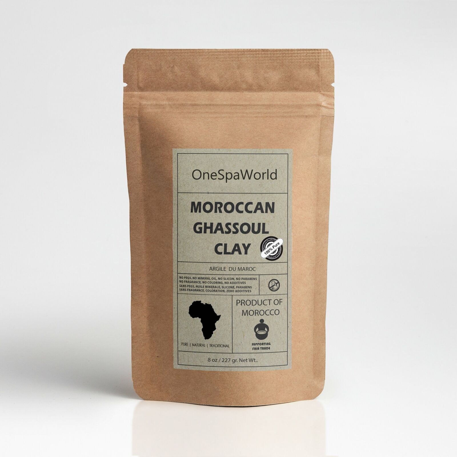 Rhassoul Clay Mask - 8 oz Jar