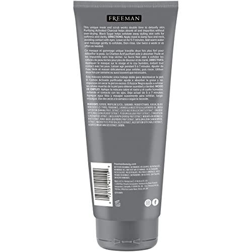 Charcoal & Black Sugar Polishing Facial Mask