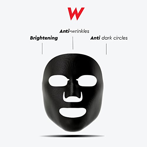 Wolf Project Men's Charcoal Face Mask Sheets - Pack of 12