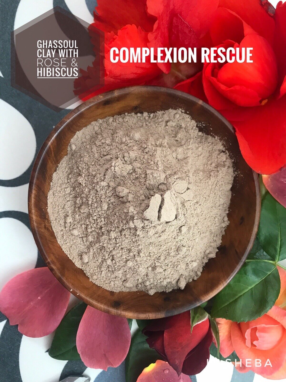 Moroccan Lava Clay Mask with Rose Repair