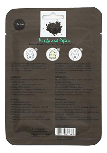 Charcoal Korean Sheet Mud Mask Set (12pcs)
