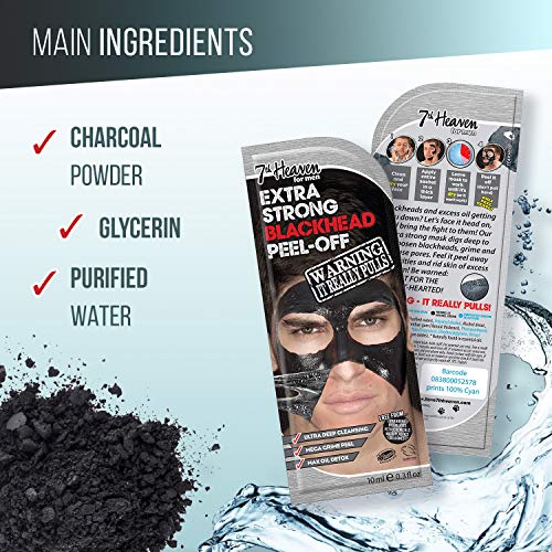 Men's Charcoal Blackhead Peel-Off Mud Mask