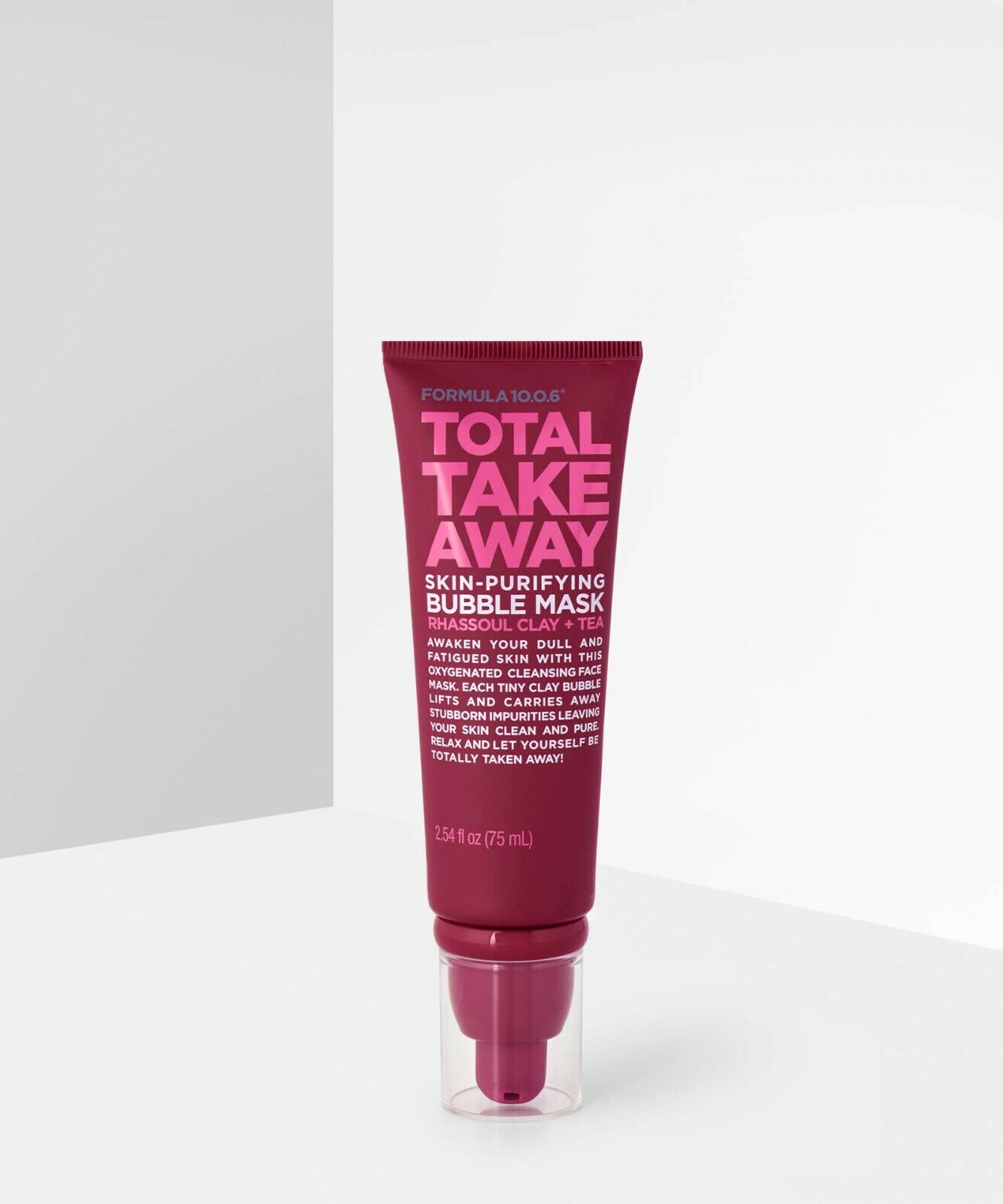 Formula 10.0.6 Skin-Purifying Bubble Mask, Rhassoul Clay + Tea 2.54 oz