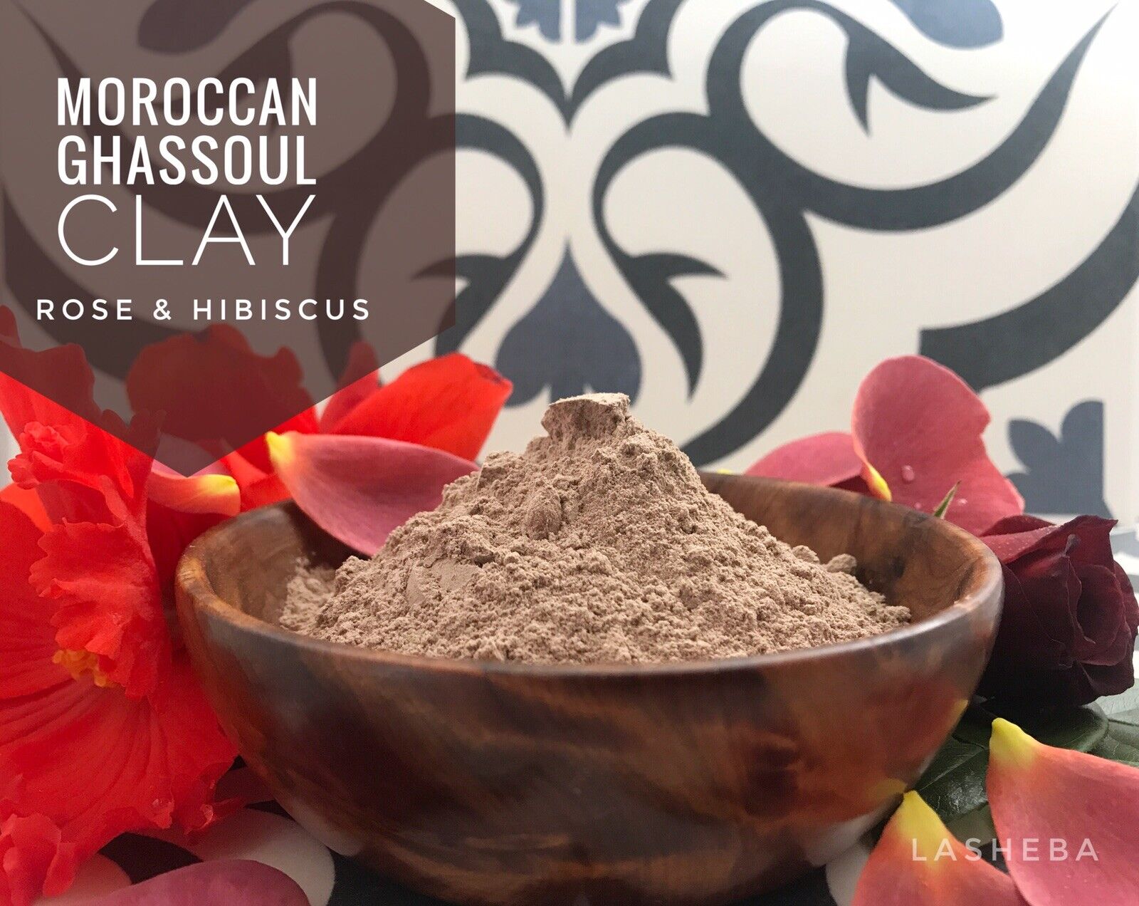 Moroccan Lava Clay Mask with Rose Repair