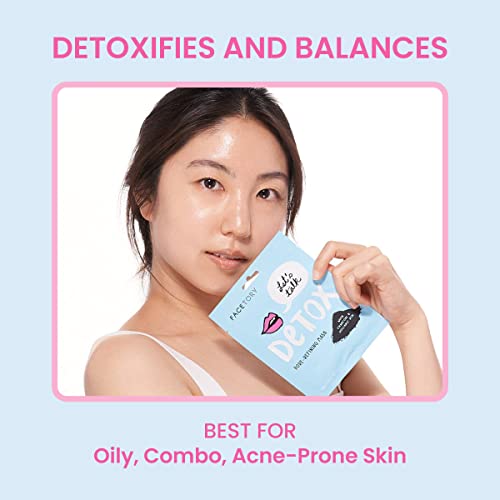 Detox Purifying Sheet Mask with Charcoal and Volcanic Ash