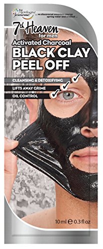 Men's Black Clay Peel-Off Mud Mask